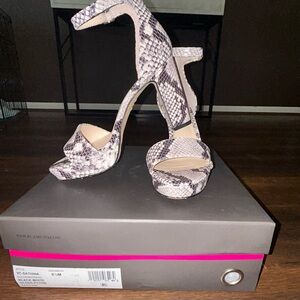 Vince Camuto Snak Print  Heels